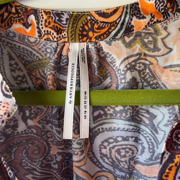 Anthropologie Paisley Ruffled Mini Dress - Picture 9 of 9